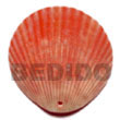 Summer Accessories Dyed In Red Piktin Clam SMRAC5107P Summer Beach Wear Accessories Shell Pendants