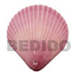 Summer Accessories Piktin Clam Dyed In Pink SMRAC5113P Summer Beach Wear Accessories Shell Pendants