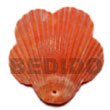 Summer Accessories Piktin Scallop Dyed In Red SMRAC5114P Summer Beach Wear Accessories Shell Pendants