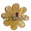 Summer Accessories mother of pearl Flower   Cowrie Shell SMRAC5123P Summer Beach Wear Accessories Shell Pendants