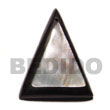 Summer Accessories hammer shell Triangle   Thick SMRAC5141P Summer Beach Wear Accessories Shell Pendants