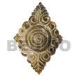 Summer Accessories Blacklip Diamond Carving 50mm SMRAC5155P Summer Beach Wear Accessories Shell Pendants