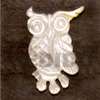 Summer Accessories Owl mother of pearl Carving 40mm Pendants SMRAC5219P Summer Beach Wear Accessories Shell Pendants