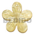 Summer Accessories 40mm Yellow Flower SMRAC5382P Summer Beach Wear Accessories Shell Pendants