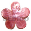 Summer Accessories 40mm Pink Flower hammer shell SMRAC5383P Summer Beach Wear Accessories Shell Pendants
