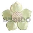 Summer Accessories 45mm Light Green hammer shell SMRAC5388P Summer Beach Wear Accessories Shell Pendants