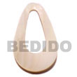 Summer Accessories Kabibe 30mm Teardrop   SMRAC5395P Summer Beach Wear Accessories Shell Pendants