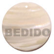 Summer Accessories 40mm Round Kabibe Shell SMRAC5398P Summer Beach Wear Accessories Shell Pendants