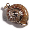 Summer Accessories Land Snail (approx. 30mm SMRAC6271P Summer Beach Wear Accessories Shell Pendants