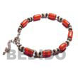 Summer Accessories Buri Seed Anklets In Red SMRACIAK2 Summer Beach Wear Accessories Summer Anklets
