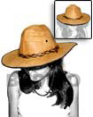 Summer Accessories Ginit Cowboy Hat   Lining SMRAC007HAT Summer Beach Wear Accessories Summer Hats