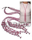 Summer Accessories Scarf Necklace - 6 Rows SMRAC1879NK Summer Beach Wear Accessories Summer Scarf Necklace