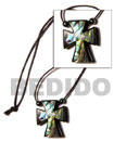 Summer Accessories 35mm Inlaid Paua Abalone SMRAC1156NK Summer Beach Wear Accessories Surfer Necklace