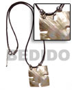 Summer Accessories 40mm Blacklip Puzzle On Wax SMRAC1416NK Summer Beach Wear Accessories Surfer Necklace