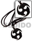 Summer Accessories 45mm Black Celtic Carabao SMRAC1425NK Summer Beach Wear Accessories Surfer Necklace