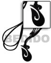 Summer Accessories Celtic Black Carabao Horn SMRAC1427NK Summer Beach Wear Accessories Surfer Necklace