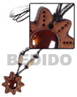 Summer Accessories 40mm Clay Star With Gemstone SMRAC3353NK Summer Beach Wear Accessories Surfer Necklace