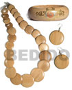 Summer Accessories Natural Wood Jewelry Set With SMRAC178SJ Summer Beach Wear Accessories Teens Set Jewelry