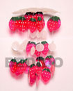 Summer Accessories S.d.t.   1' 2 inches Strawberry SMRAC010CC Summer Beach Wear Accessories Wind Chimes