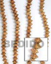 Summer Accessories Bayong Saucer 5x10mm In Beads SMRAC036WB Summer Beach Wear Accessories Wood Beads