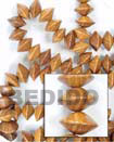 Summer Accessories Saucer Bayong 10x15mm In SMRAC046WB Summer Beach Wear Accessories Wood Beads