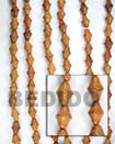Summer Accessories Bayong Double Cones 10 X 15mm SMRAC052WB Summer Beach Wear Accessories Wood Beads