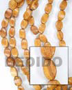 Summer Accessories Bayong Twist 10x15mm In Beads SMRAC060WB Summer Beach Wear Accessories Wood Beads