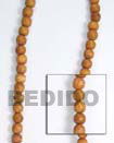Summer Accessories Bayong Beads 6mm In Beads SMRAC077WB Summer Beach Wear Accessories Wood Beads