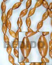 Summer Accessories Bayong Football 10x20mm In SMRAC096WB Summer Beach Wear Accessories Wood Beads