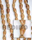 Summer Accessories Palm Wood Tear Drop 10x15 In SMRAC099WB Summer Beach Wear Accessories Wood Beads