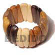 Summer Accessories 5  Wood Types  - SMRAC021BL Summer Beach Wear Accessories Wooden Bangles