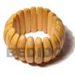 Summer Accessories Elastic Nangka Wood Bangle SMRAC022BL Summer Beach Wear Accessories Wooden Bangles