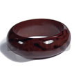 Summer Accessories Very Dark Walnut Tone     SMRAC407BL Summer Beach Wear Accessories Wooden Bangles