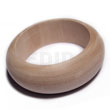 Summer Accessories Raw Natural Wooden Bangle SMRAC639BL Summer Beach Wear Accessories Wooden Bangles