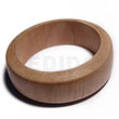 Summer Accessories Raw Natural Wooden Bangle SMRAC649BL Summer Beach Wear Accessories Wooden Bangles