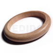 Summer Accessories Raw Natural Wooden Bangle SMRAC651BL Summer Beach Wear Accessories Wooden Bangles