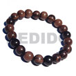 Summer Accessories Elastic Hardwood Beads Summer SMRAC5308BR Summer Beach Wear Accessories Wooden Bracelets