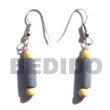 Summer Accessories Dangling Pastel Pink Wood SMRAC277ER Summer Beach Wear Accessories Wooden Earrings