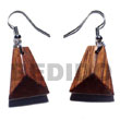 Summer Accessories Dangling 20mmx17mm Wooden SMRAC5676ER Summer Beach Wear Accessories Wooden Earrings