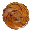 Summer Accessories Wood Rose 35mm Pendants SMRAC5209P Summer Beach Wear Accessories Wooden Pendants