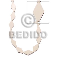 White bone diamond 25mmx15mm