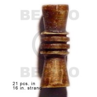 Natural bone tube groove