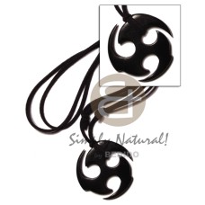 45mm black celtic carabao horn 45mm black celtic carabao horn