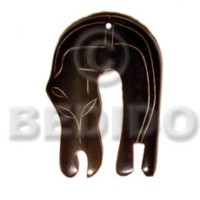 African animal horn 45mm
