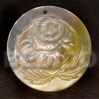 Round mop rose carving