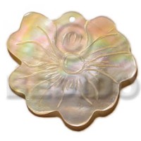 45mm irregular flower mop pendant