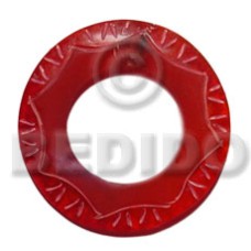 60mm donut red horn