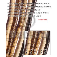 4-5mm coco heishe bleach