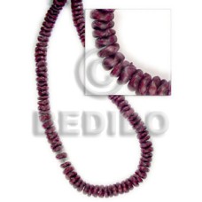 10mm coco flower beads wine