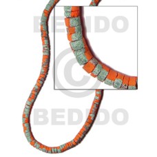 7-8mm coco heishe orange 7-8mm coco heishe orange